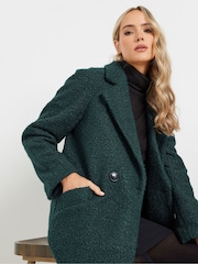 Long Tall Sally Blue Wrap Coat - Image 4 of 5