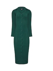 Long Tall Sally Green Collar Button Through Dress - Image 6 of 6