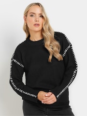 Long Tall Sally Black Blanket Jumper - Image 1 of 5