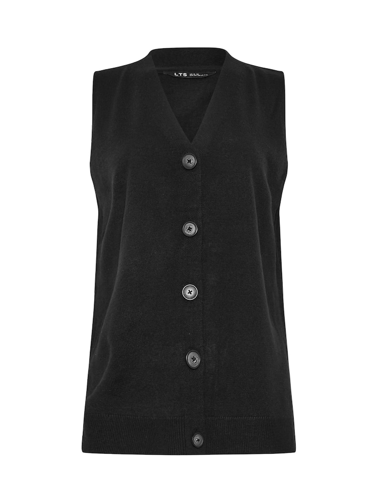 Long Tall Sally Napitettava Vest Neulepusero - Kuva 6 / 6