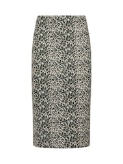 Long Tall Sally Brown Printed Midi Skirt - Image 5 of 5