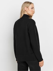 Long Tall Sally Black Premium Tall V-Neck Cardigan - Image 3 of 5