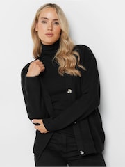 Long Tall Sally Black Premium Tall V-Neck Cardigan - Image 4 of 5