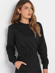 Long Tall Sally Black Sweatshirt Midi Dress - Image 4 of 5