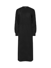 Long Tall Sally Black Sweatshirt Midi Dress - Image 5 of 5