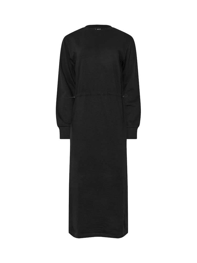 Long Tall Sally Black Sweatshirt Midi Dress - Image 5 of 5