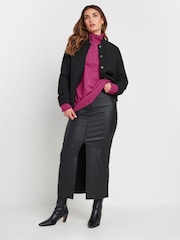 Long Tall Sally Pink Funnel Neck Jumper - Image 2 of 5