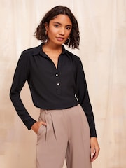 Friends Like These Black Long Sleeve Jersey Shirt - Image 1 of 4
