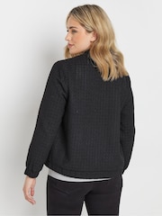 M&Co Black Boucle Bomber Jacket - Image 3 of 5