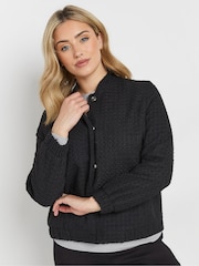 M&Co Black Boucle Bomber Jacket - Image 4 of 5