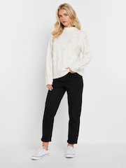 M&Co Cream Petite Cable Jumper - Image 2 of 5