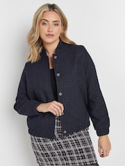 M&Co Boucle Bomber Jacket - Image 1 of 5