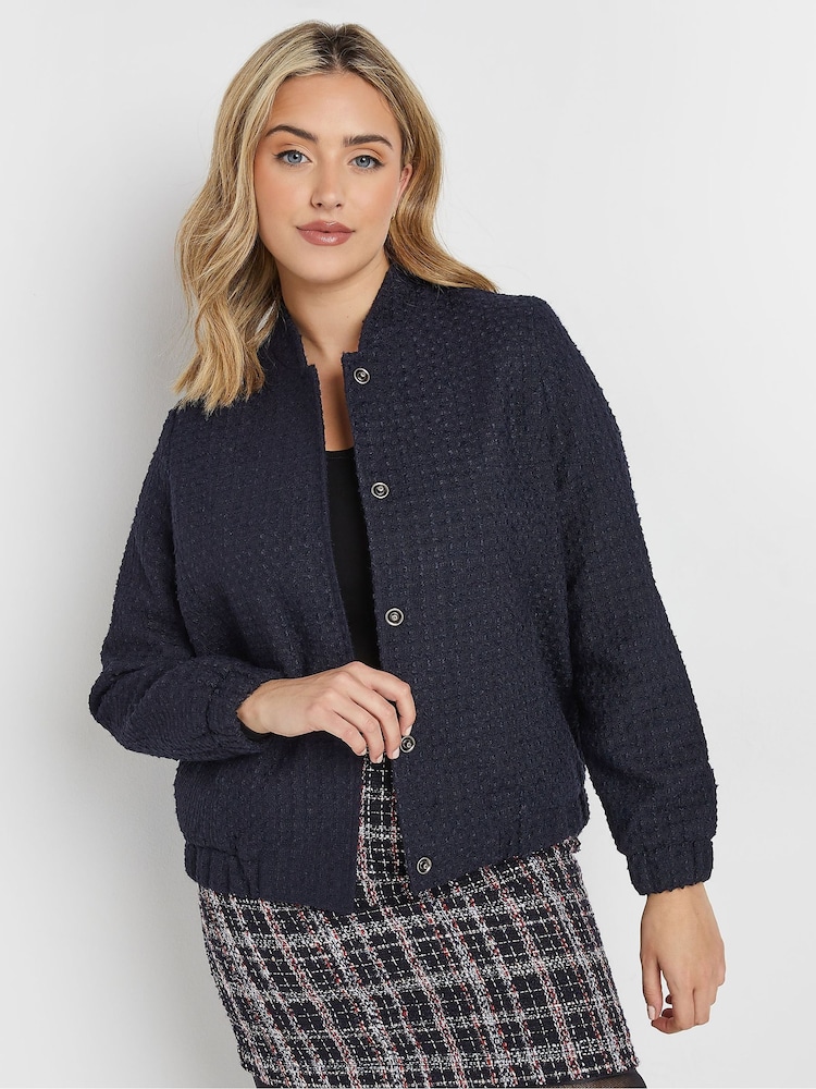 M&Co Boucle Bomber Jacket - Image 1 of 5
