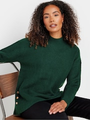 M&Co Green Chevron Stitch Jumper - Image 1 of 5