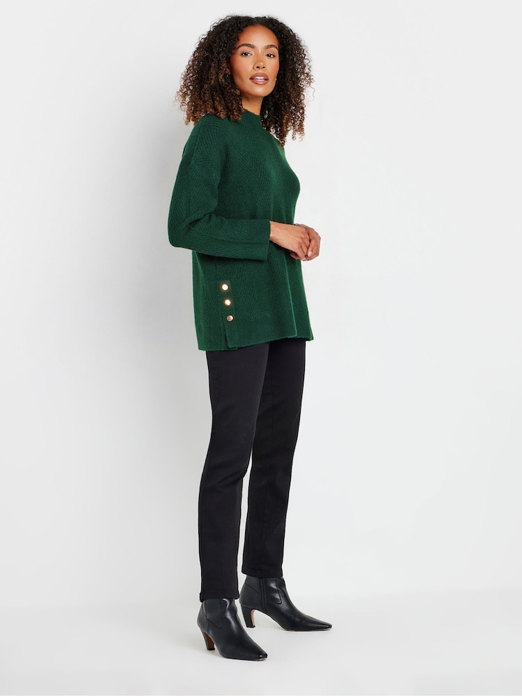 M&Co Green Chevron Stitch Jumper - Image 2 of 5
