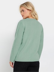 M&Co Green Petite Cable Patch Jumper - Image 3 of 5
