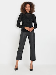 M&Co Leopard Design Mesh Top - Imagen 3 de 5