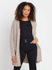 M&Co Natural Cable Cardigan - Image 2 of 6