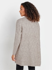 M&Co Natural Cable Cardigan - Image 3 of 6
