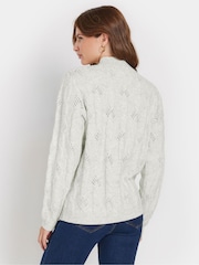M&Co Grey Cable Jumper - Image 3 of 5