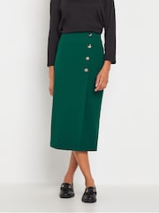 M&Co Button Detail Midi Skirt - Bild 1 von 5