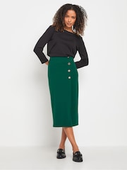 M&Co Button Detail Midi Skirt - Bild 2 von 5