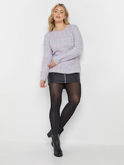 M&Co Purple Cable Jumper - Image 2 of 5