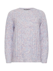 M&Co Purple Cable Jumper - Image 5 of 5