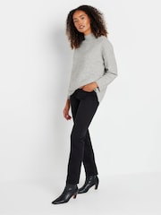M&Co Grey Premium Chevron Stitch Jumper - Image 2 of 5