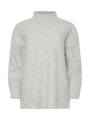M&Co Grey Premium Chevron Stitch Jumper - Image 5 of 5