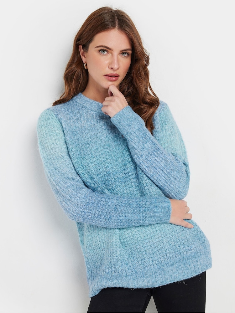 M&Co Blue Cable Jumper - Image 1 of 5 M&Co Blue Cable Jumper - Image 1 of 5
