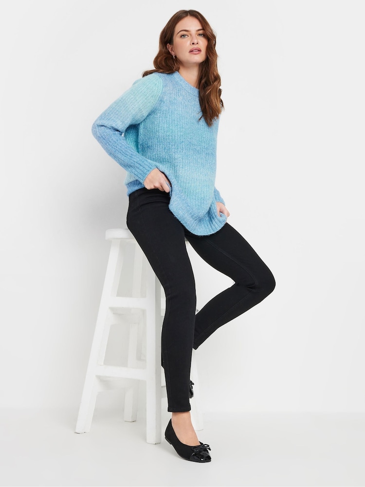 M&Co Blue Cable Jumper - Image 2 of 5 M&Co Blue Cable Jumper - Image 2 of 5