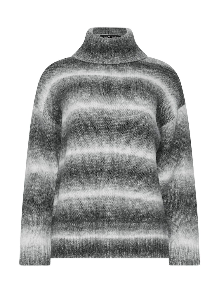 M&Co Grey Ombre Turtle Neck Jumper - Image 5 of 5 M&Co Grey Ombre Turtle Neck Jumper - Image 5 of 5