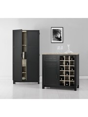 Dorel Home Black Carver Bar Cabinet - Image 2 of 6