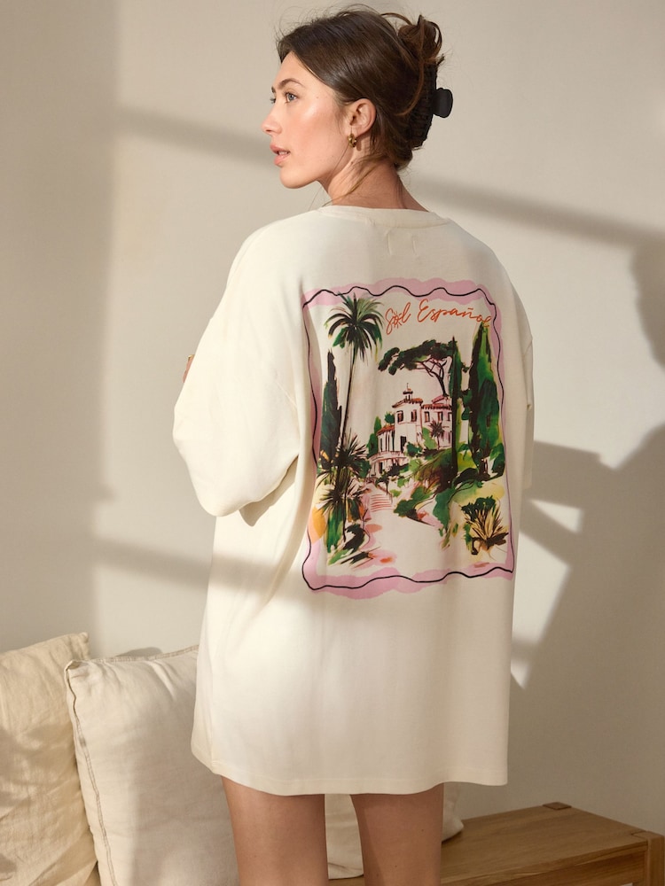Gráfico crudo - Oversized Nightie - Imagen 1 de 5