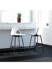 Dorel Home Grey Calvin Bar Stool - Image 1 of 6
