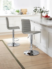 Alphason Grey Colby Bar Stool - Image 1 of 5