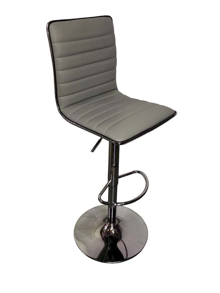 Alphason Grey Colby Bar Stool - Image 2 of 6 Alphason Grey Colby Bar Stool - Image 2 of 6