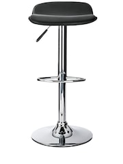 Alphason Black Ohio Leather Bar Stool - Image 3 of 6