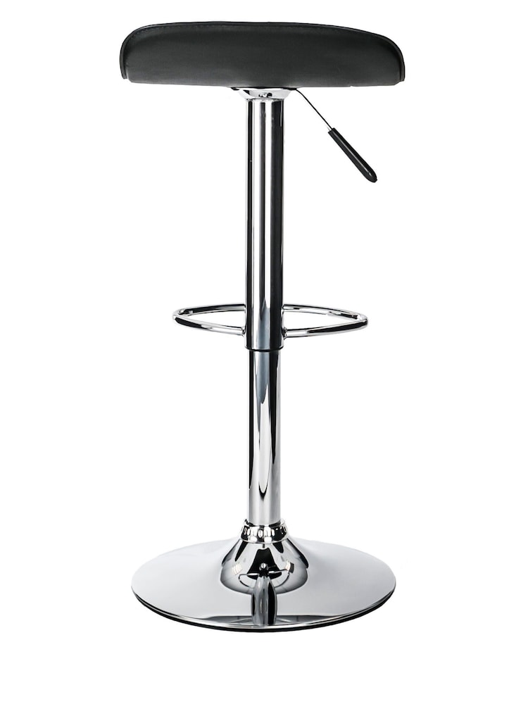 Alphason Black Ohio Leather Bar Stool - Image 6 of 6