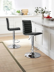 Alphason Black Colby Bar Stool - Image 1 of 5