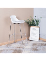 Alphason White Helena Bar Stool Stool - Image 1 of 7