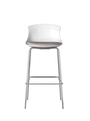Alphason White Helena Bar Stool Stool - Image 3 of 7