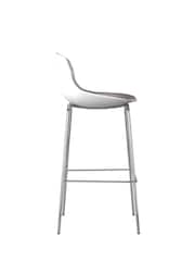 Alphason White Helena Bar Stool Stool - Image 4 of 7