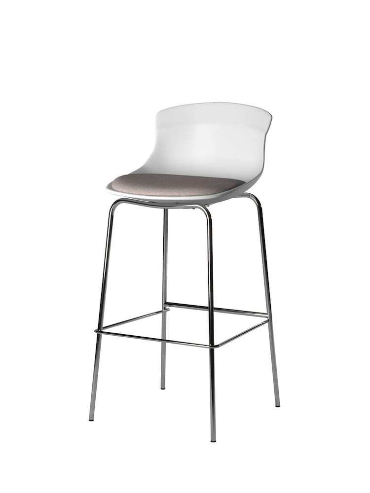 Alphason White Helena Bar Stool Stool - Image 7 of 7