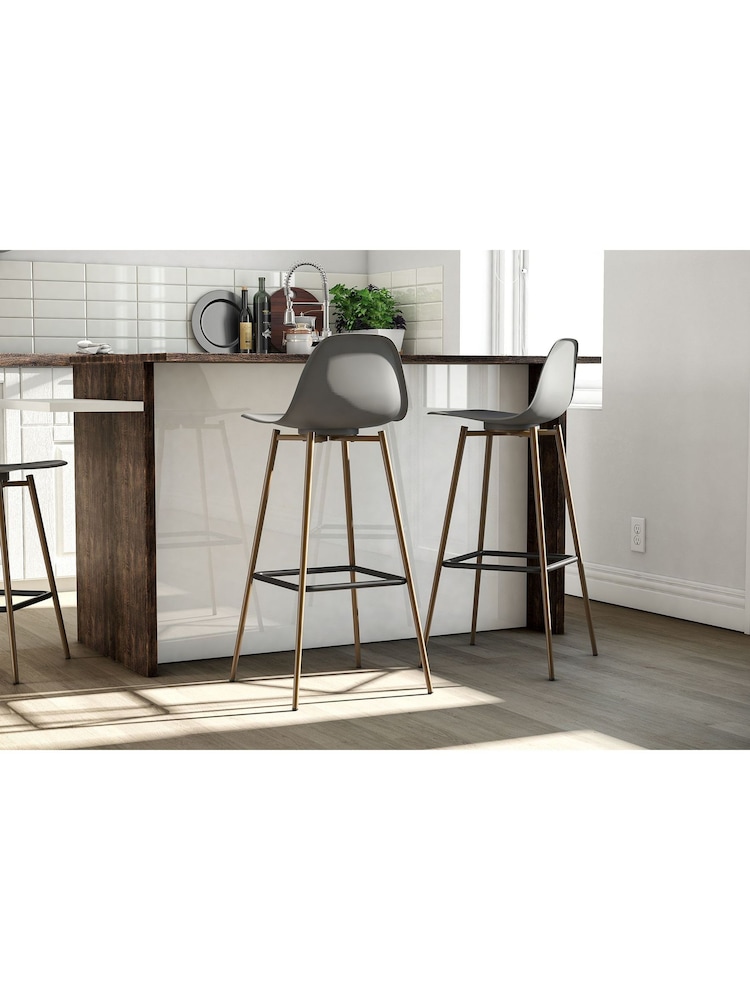 Dorel Home Grey Project 62 Copley Plastic Bar Stool - Image 1 of 6
