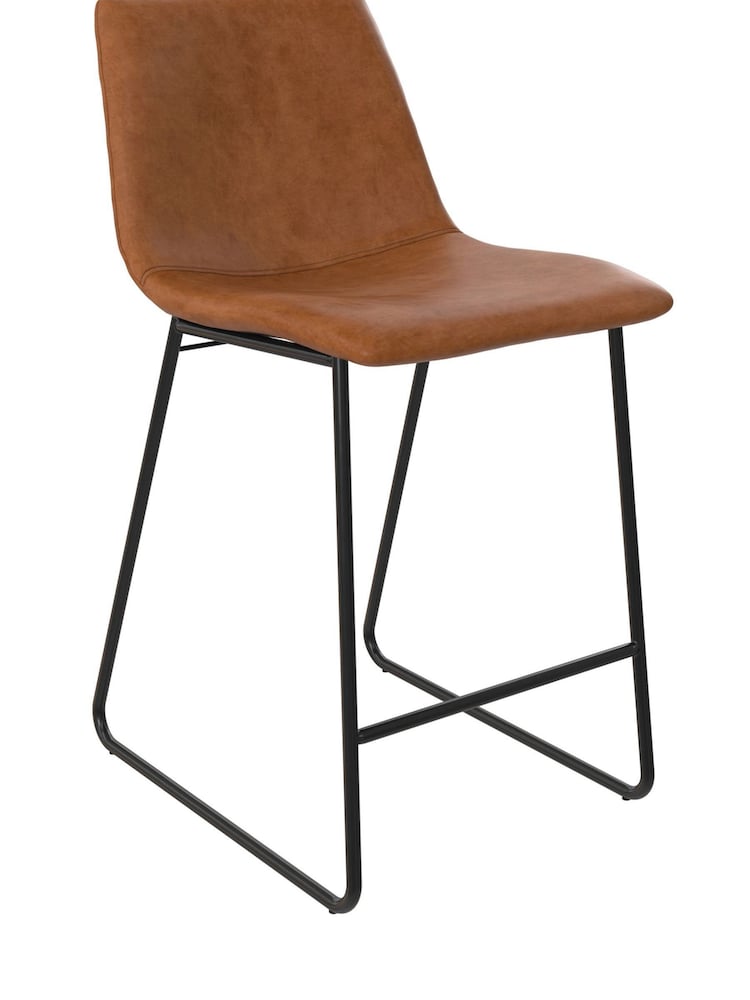 Dorel Home Caramel Maple Bowden Bar Stool - Image 2 of 5 Dorel Home Caramel Maple Bowden Bar Stool - Image 2 of 5