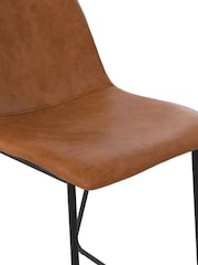 Dorel Home Caramel Maple Bowden Bar Stool - Image 4 of 5