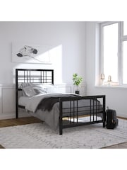 Dorel Home Black Burbank Metal Bed - Image 1 of 8
