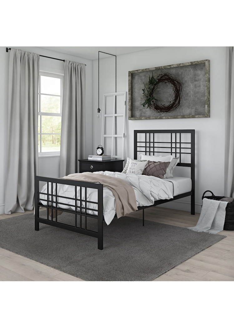 Dorel Home Black Burbank Metal Bed - Image 2 of 8